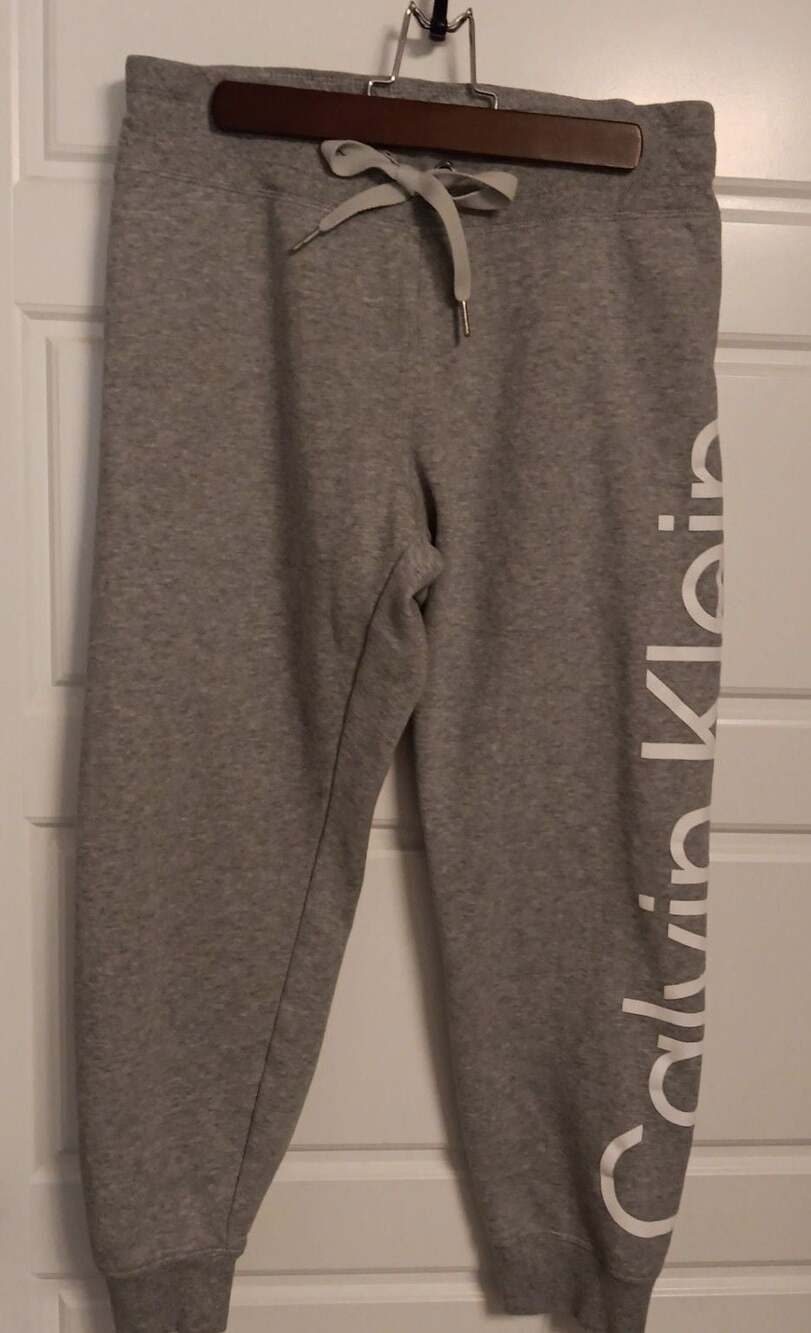 Calvin Klein Performance Women's Grey Logo Jogger Sweatpants